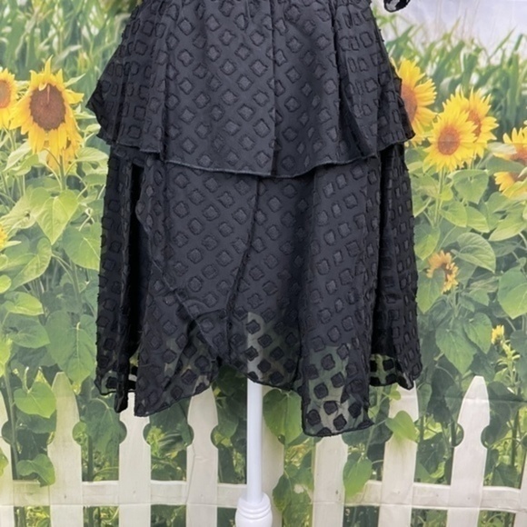 SENLIS Black Diamond Naomi Ruffle Surplice Small - Picture 11 of 17